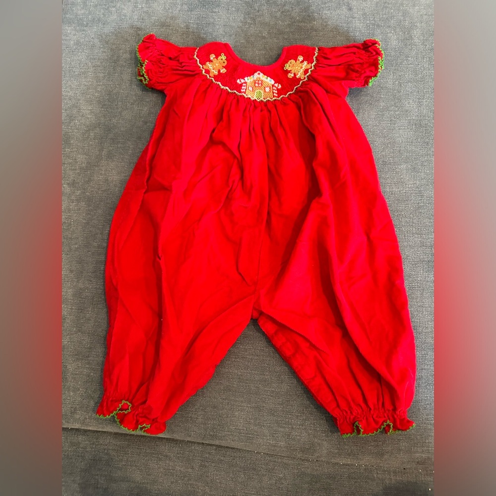 Petite Bebe Christmas jumpsuit